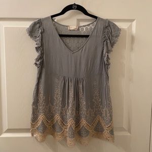 Altar’d State eyelet top